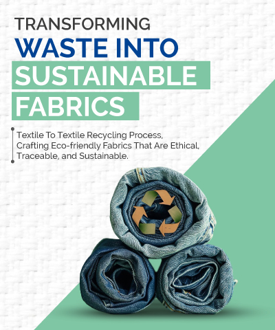 Textile to textile Recycling Weaving