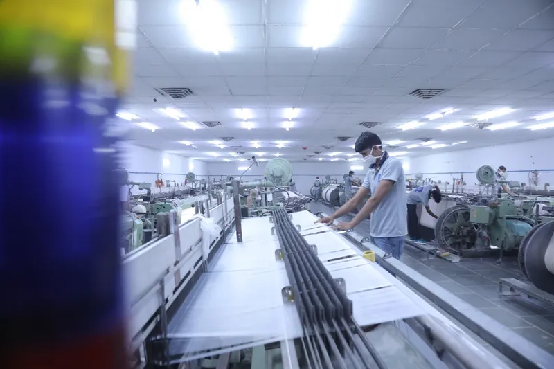 Modern textile manufacturing at Kishangarh