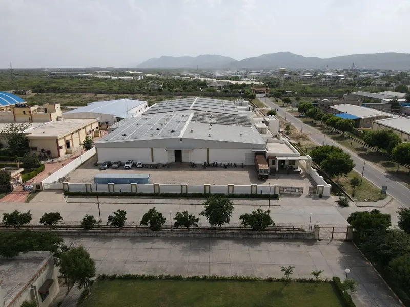 Radhey Krishna Cotweaving Kishangarh Mill Aerial View