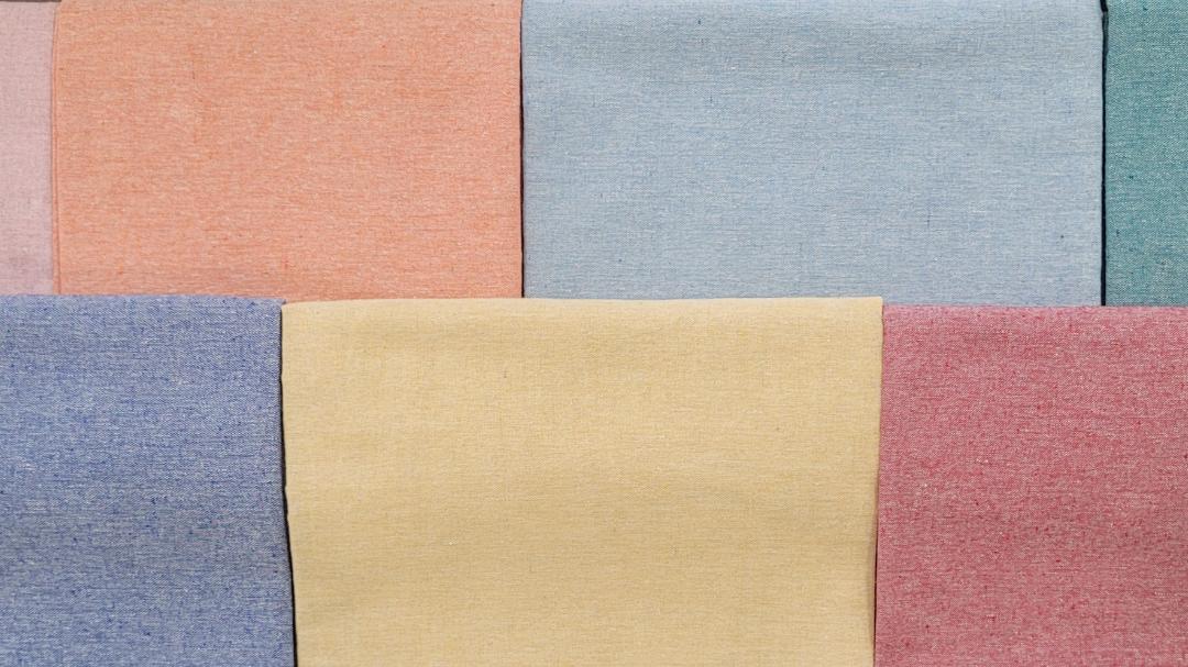 200 GSM Cotton Polyester Mix Plain Fabric