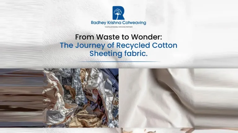 Conscious Comfort: Discover the Benefits of Recycled Cotton Sheeting Fabric