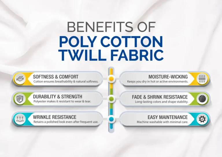 benefits Of Polycotton Twill fabric