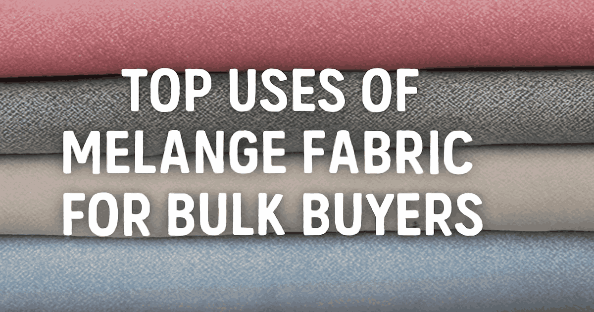 What is Melange Fabric used for