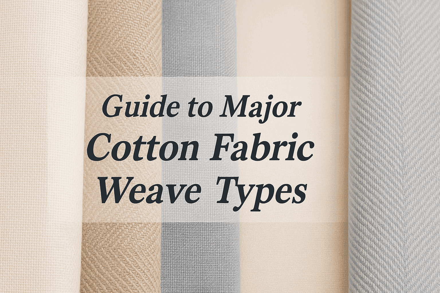 Types of Cotton Weaves in Fabrics